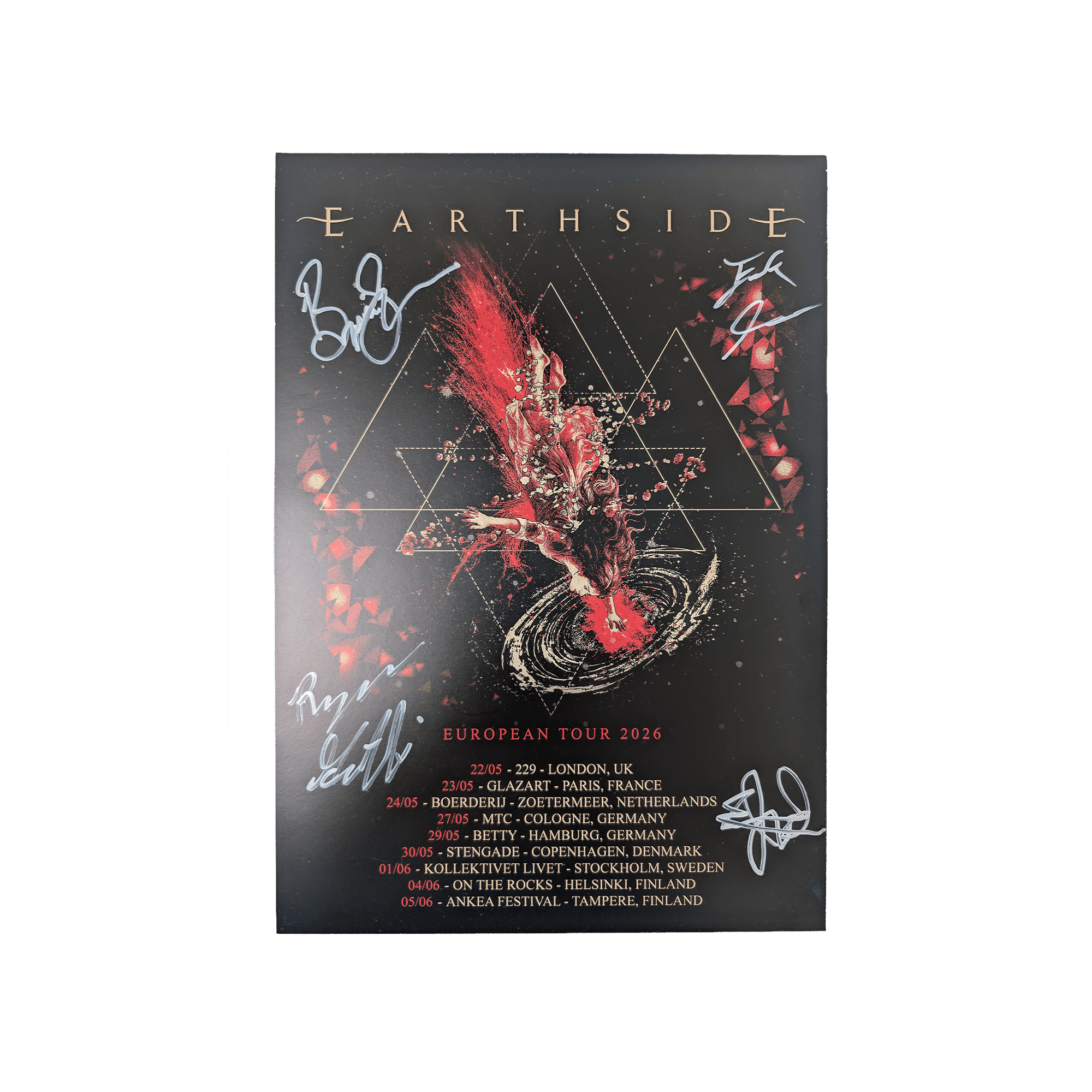 Signed 2026 EU Tour Poster - A3
